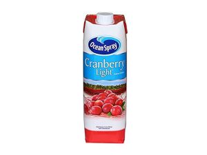 Ocean Spray Cranberry Classic Light (Tetra Pack)- 12x1 ltr