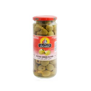 Pitted Green Olives 12x450g