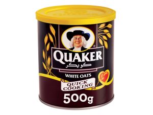 Quaker White Oats Tin 24x500g