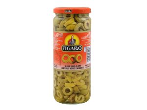 Sliced Green Olives 12x450g
